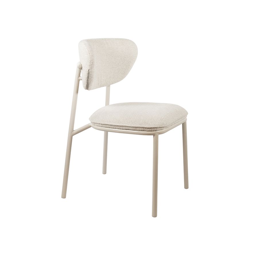 Didi eetkamerstoel - Beige frame - Gear - Shell 196 - Set van 2