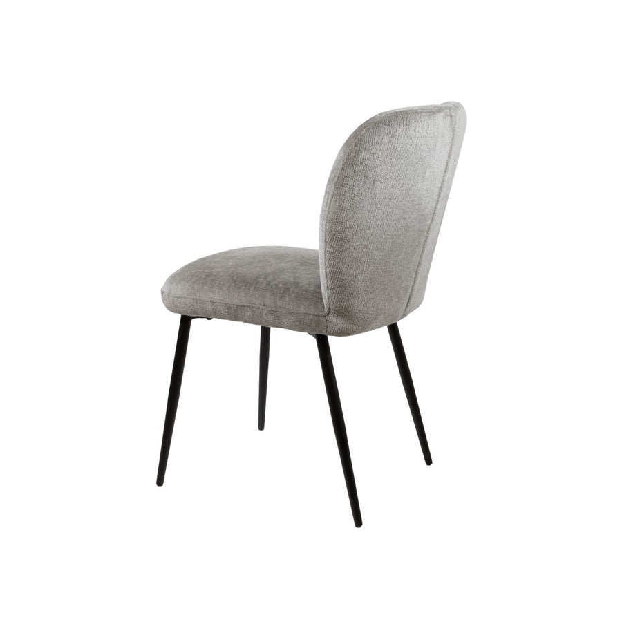 Bobby eetkamerstoel - zonder arm - Perfect Harmony - Light grey 85 - Set van 2