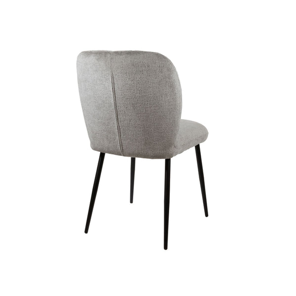 Bobby eetkamerstoel - zonder arm - Perfect Harmony - Light grey 85 - Set van 2
