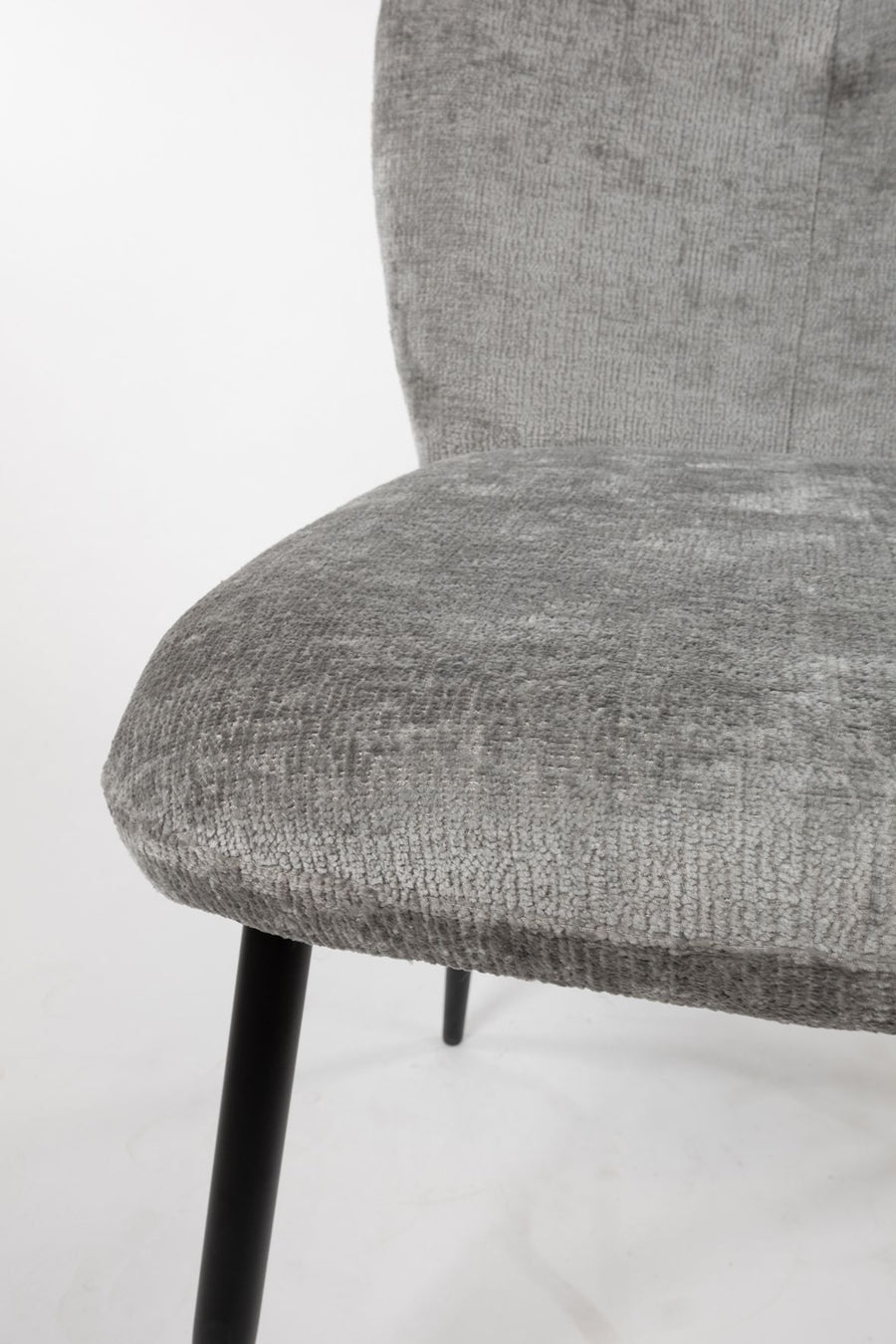 Bobby eetkamerstoel - zonder arm - Perfect Harmony - Light grey 85 - Set van 2