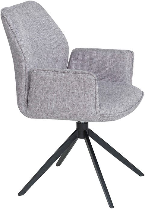 Revi eetkamerstoel - draaipoot 360ARS - Lotus Grey 85 - Set van 2