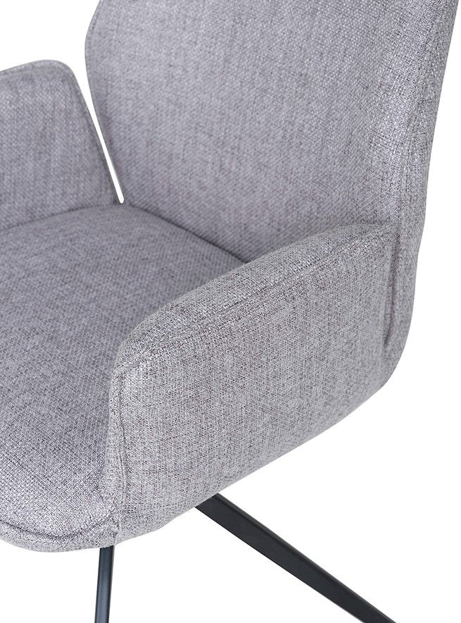 Revi eetkamerstoel - draaipoot 360ARS - Lotus Grey 85 - Set van 2