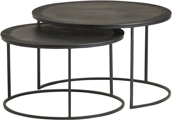 Verona salontafel set van 2, Black