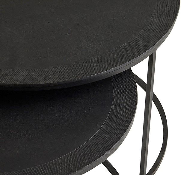 Verona salontafel set van 2, Black