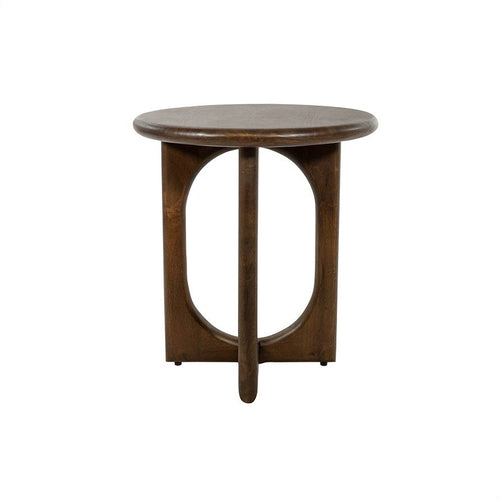 Bijzettafel Ø50, H55, Mango Walnut