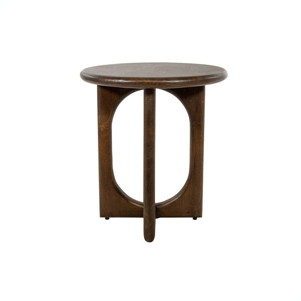 Bijzettafel Ø50, H55, Mango Walnut