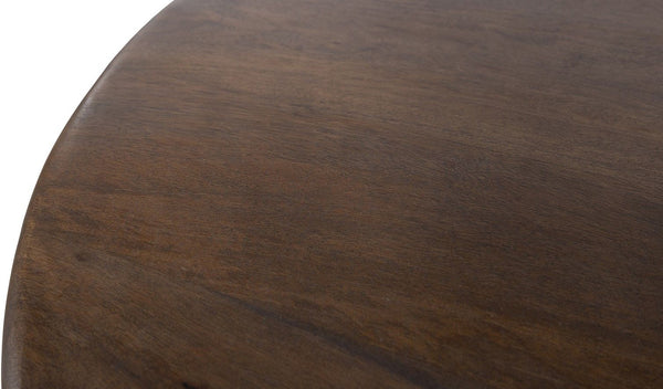 Bijzettafel Ø50, H55, Mango Walnut