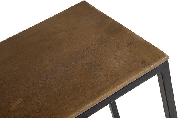 Baku wandtafel set van 2, Brass antique
