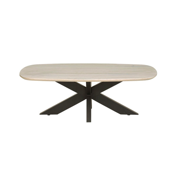 Salontafel deens ovaal 120, Mango Ashblond