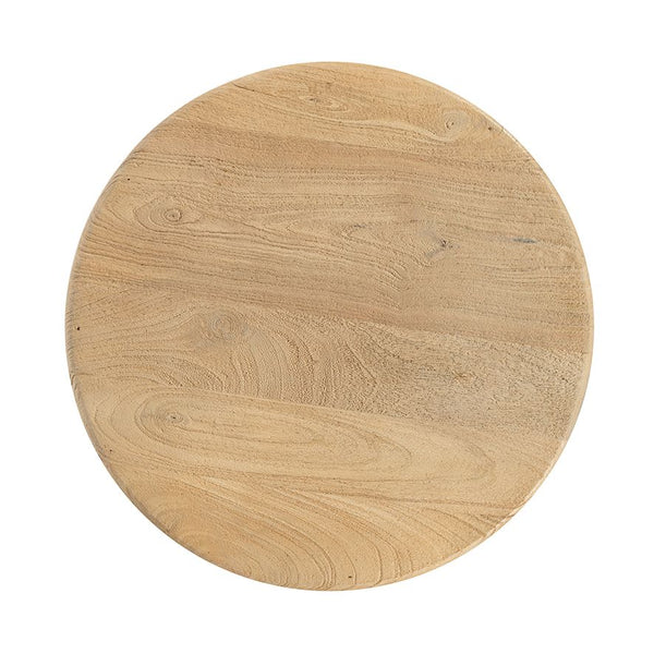 Bijzettafel Ø50, H55, Groovy Natural
