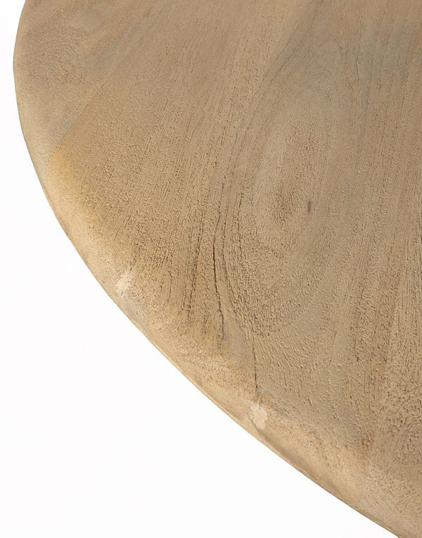 Bijzettafel Ø50, H55, Groovy Natural