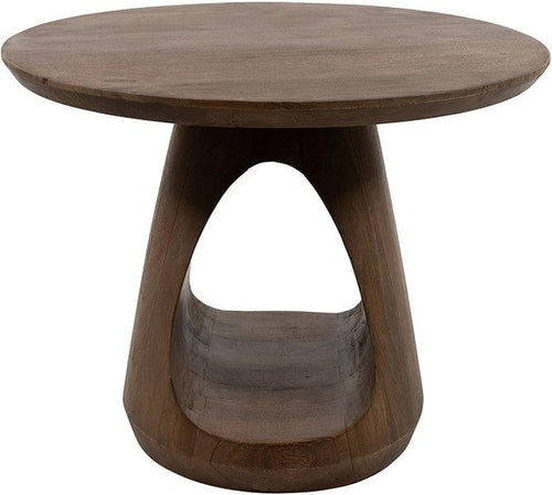 Bremen salontafel Ø60, H45, Brown Walnut