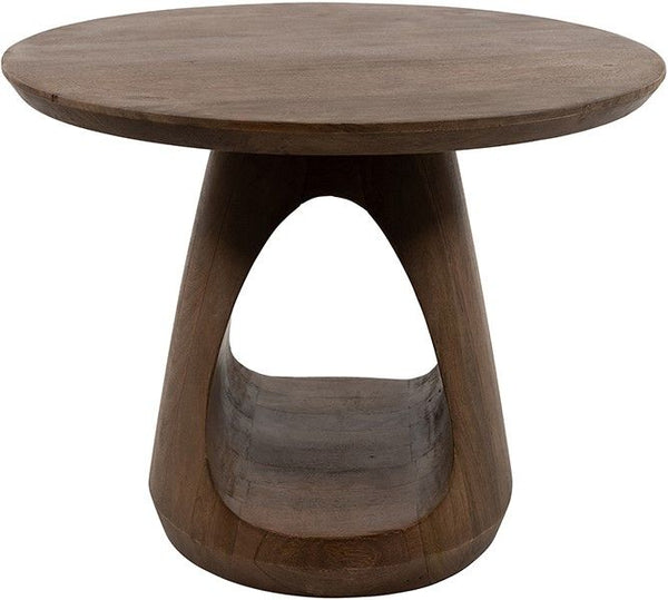 Bremen salontafel Ø60, H45, Brown Walnut