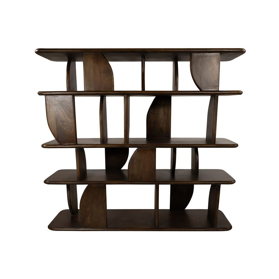 Oregano boekenkast 140, Mango Brown Walnut