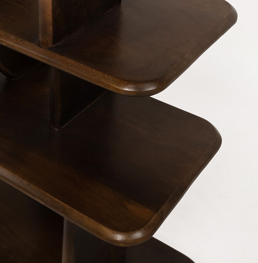 Oregano boekenkast 140, Mango Brown Walnut