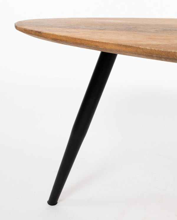 Kassel salontafel organisch, set van 2, Smooth Natural (17mm)