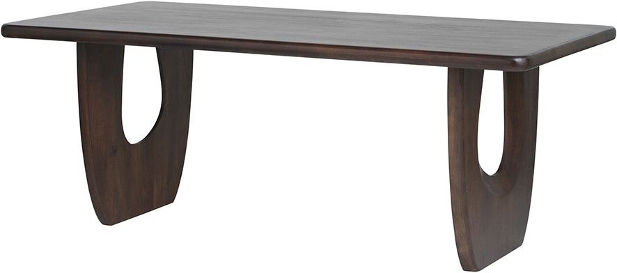 Eetkamertafel 180, Mango Brown Walnut