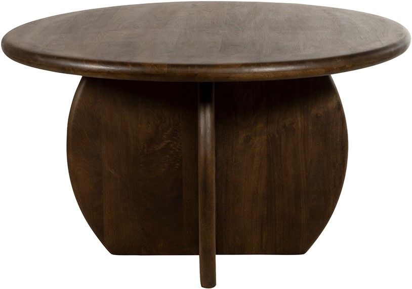 Eetkamertafel Ø130, Mango Walnut