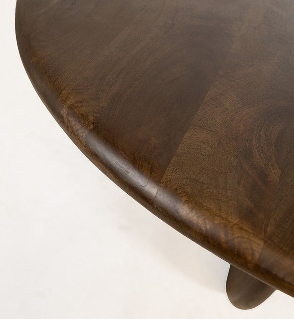 Eetkamertafel Ø130, Mango Walnut