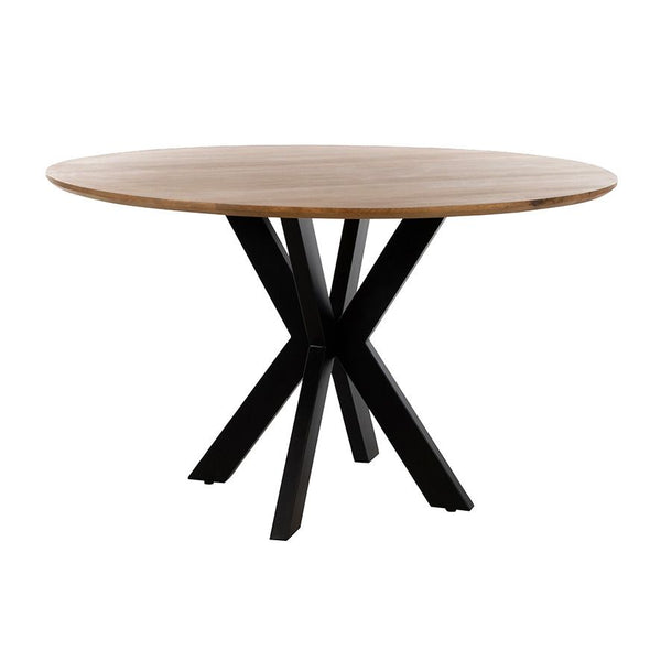 Eetkamertafel Ø130, Mango Smooth Natural