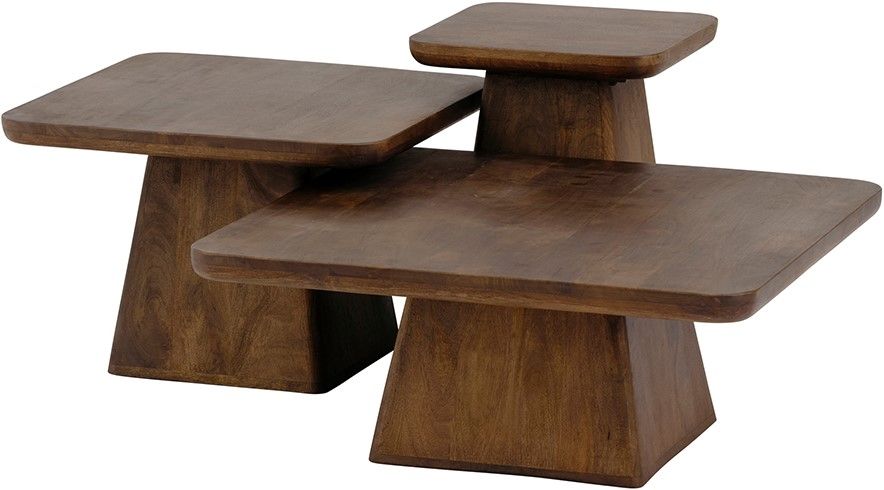 Bijzettafel 40, Mango Brown Walnut