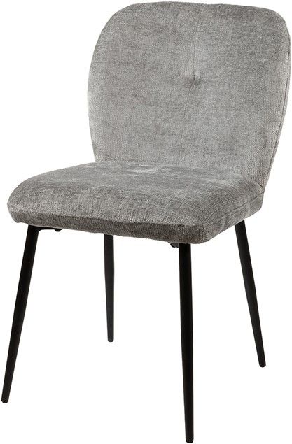 Bobby eetkamerstoel - met arm - Perfect Harmony - Light grey 85 - Set van 2