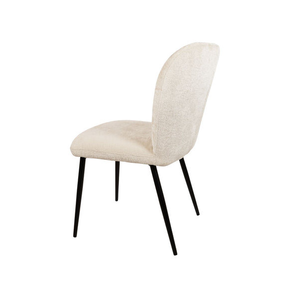 Bobby eetkamerstoel - zonder arm - Perfect Harmony - Ivory 02 - Set van 2
