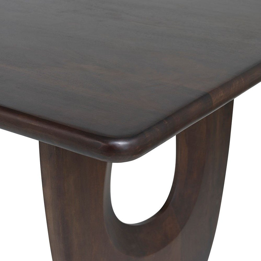 Eetkamertafel 280, Mango Brown Walnut
