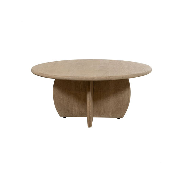 Salontafel Ø90, H40, Acacia Weathered Wood