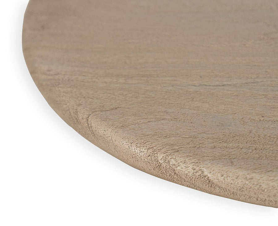Salontafel Ø90, H40, Acacia Weathered Wood