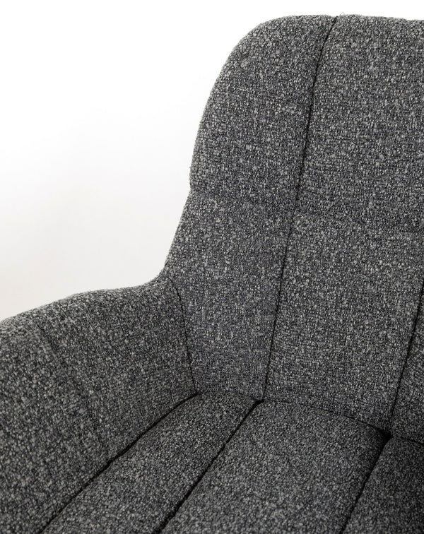 Elvis draaifauteuil 360 - Monet - Antracite 0252