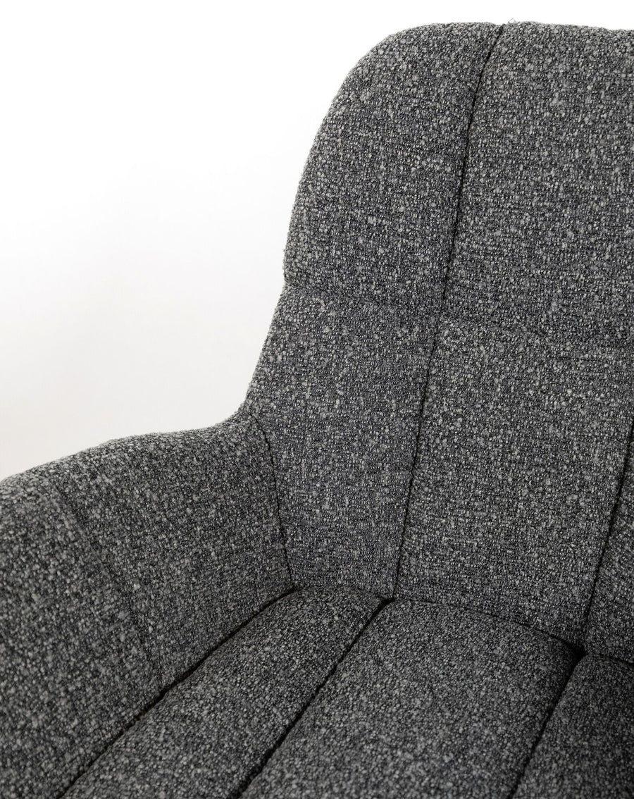 Elvis draaifauteuil 360 - Monet - Antracite 0252