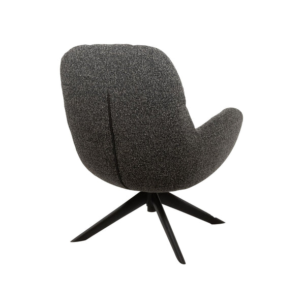 Elvis draaifauteuil 360 - Monet - Antracite 0252