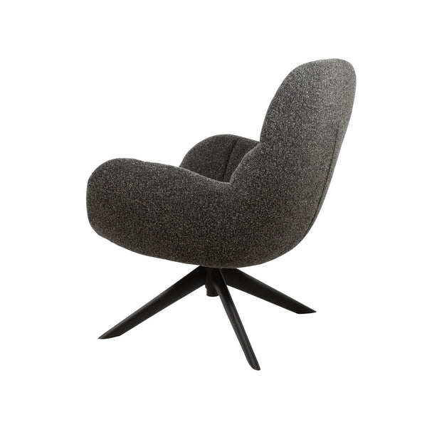 Elvis draaifauteuil 360 - Monet - Antracite 0252
