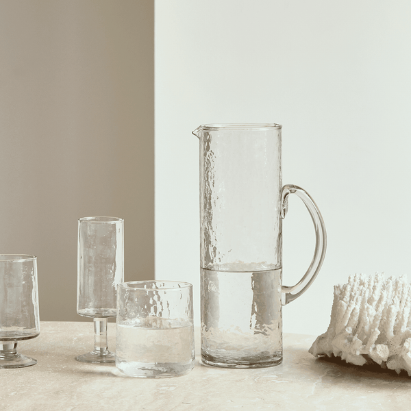 Karaf Hammered Transparent