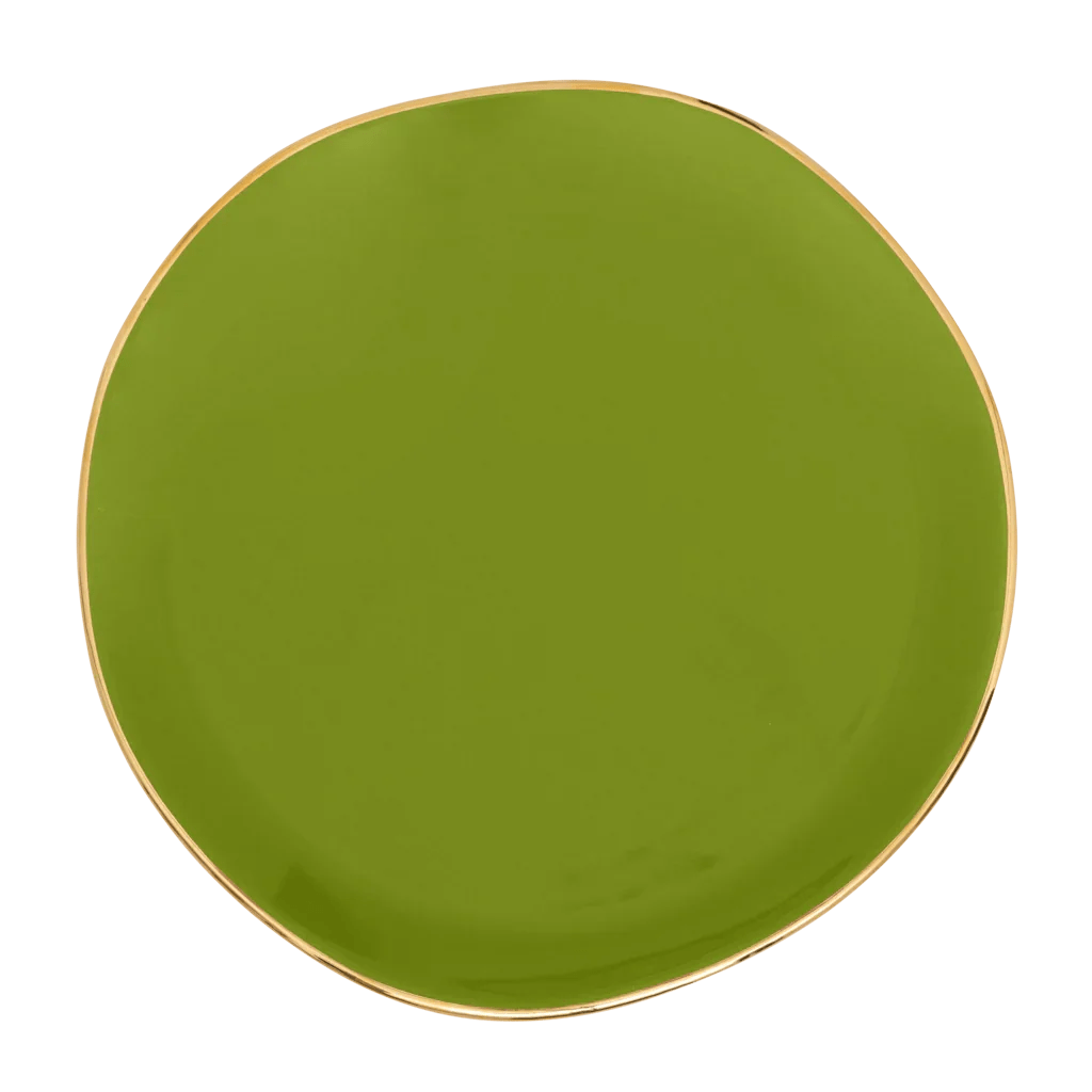 Good Morning bord Ø17 cm - Ever Green Sprig - Set van 4