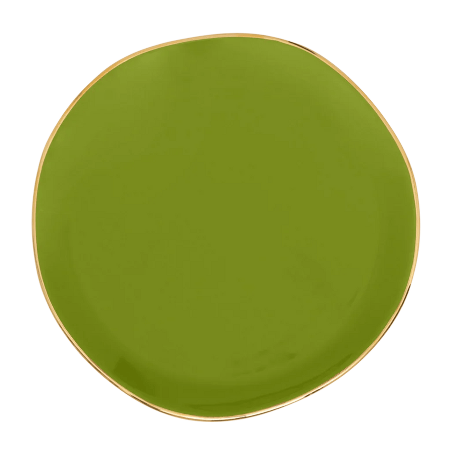 Good Morning bord Ø17 cm - Ever Green Sprig - Set van 4