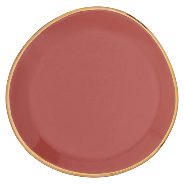 Good Morning bord Ø9 cm - Brandied Apricot - Set van 4