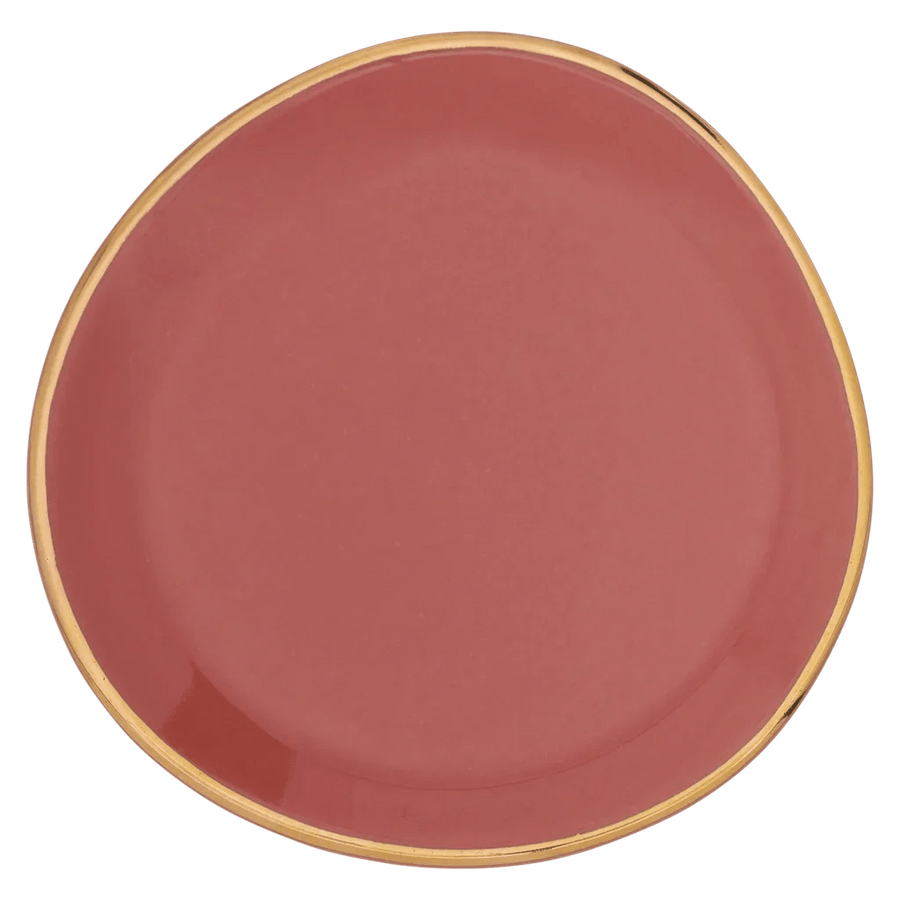Good Morning bord Ø9 cm - Brandied Apricot - Set van 4