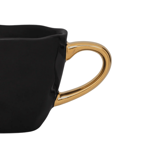 Good Morning kop Espresso Ø6 cm - Black - Set van 4