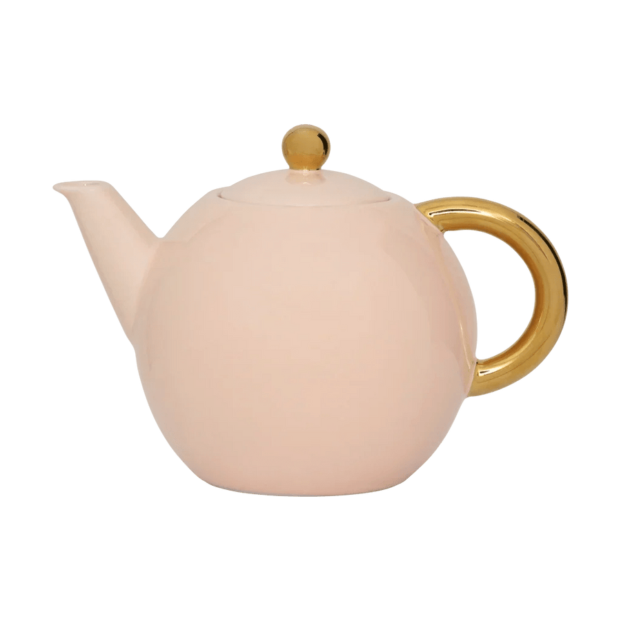 Good Morning tea pot Old Pink