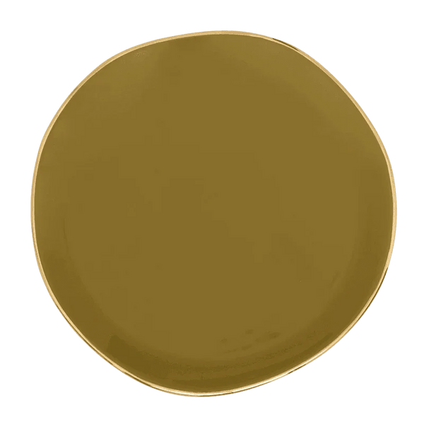 Good Morning bord Ø17 cm - Amber Green - Set van 4