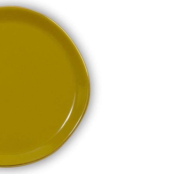 Good Morning bord Ø17 cm - Amber Green - Set van 4