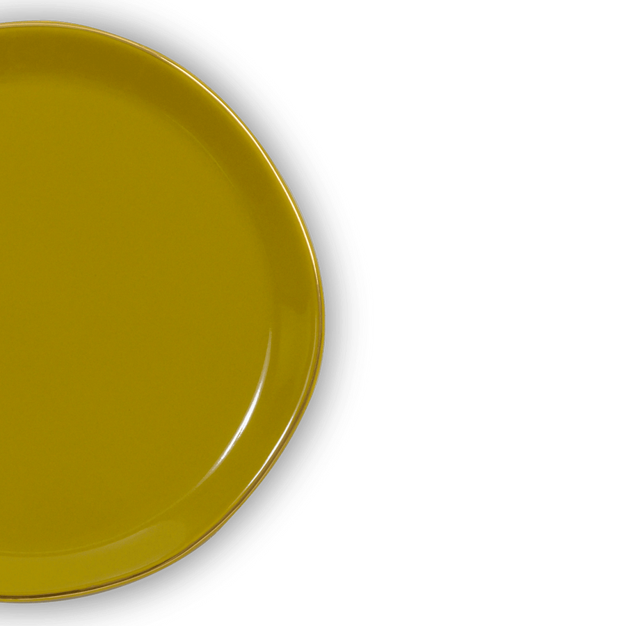 Good Morning bord Ø17 cm - Amber Green - Set van 4