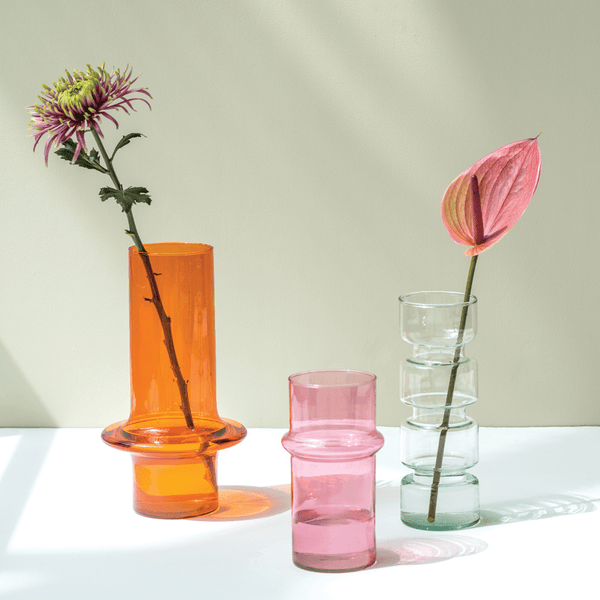 Vaas recycled glass