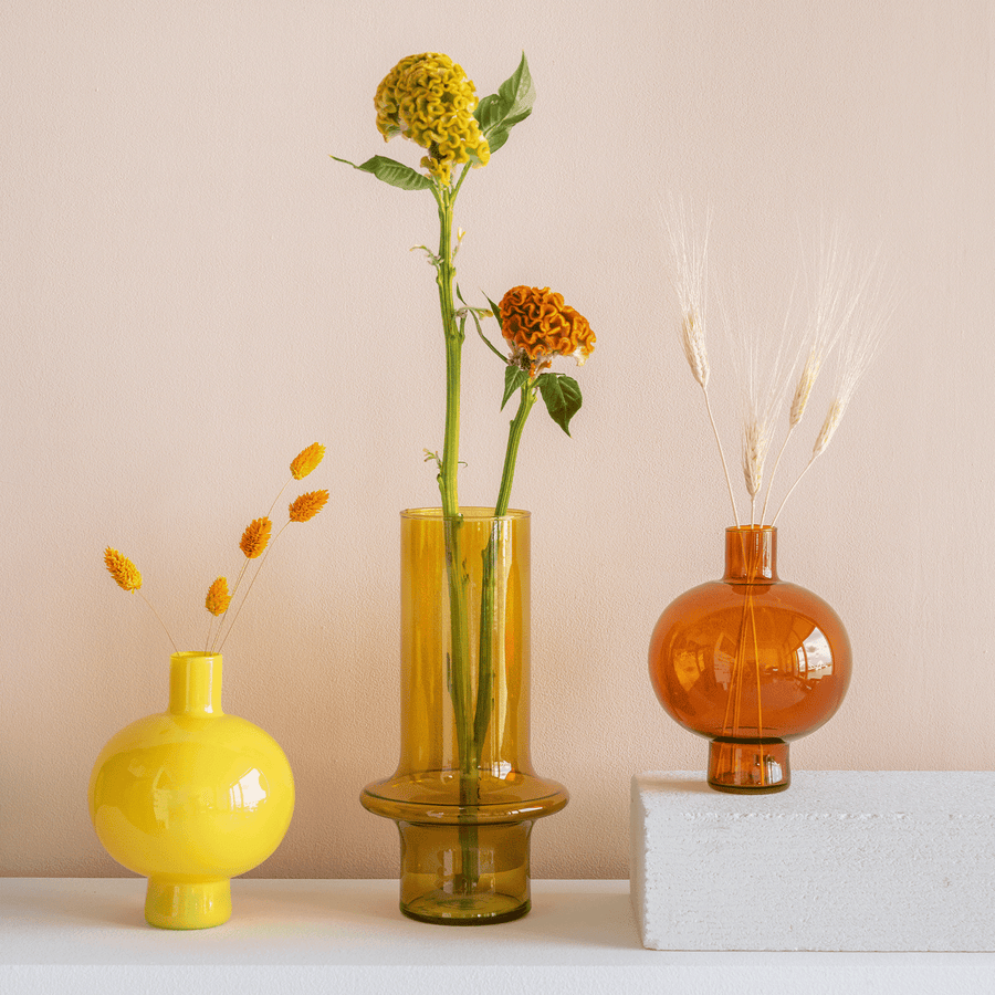 Vaas recycled glass