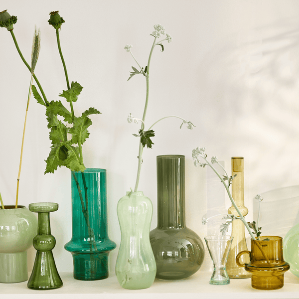 Vaas recycled glass