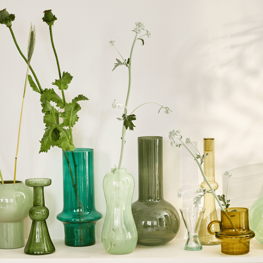 Vaas recycled glass