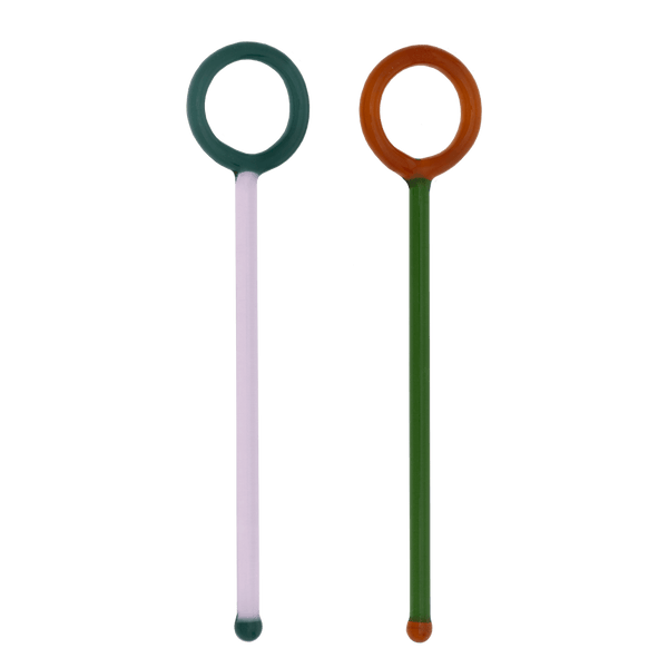 Cocktail roerstaafjes, set of 2, in gift pack - Set van 2