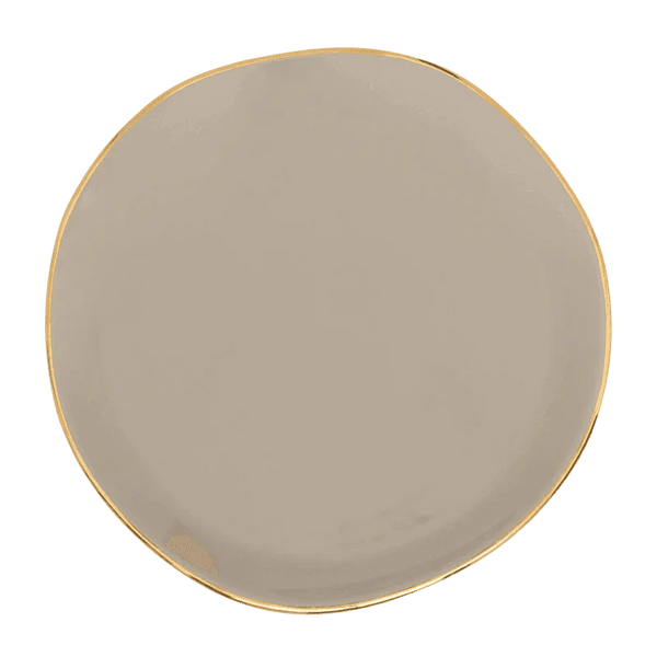 Good Morning bord Ø17 cm - Gray Morn - Set van 4